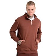 Sportive 24KE016-KHVE Badajoz Kahverengi Günlük Stil Erkek Sweatshirt