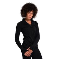 Sportive 24KK004-SYH Almeria Midlayer Siyah Koşu Kadın Sweatshirt