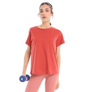 Sportive 24KK007-KRMT Icona3 Turuncu Günlük Stil Kadın T-Shirt