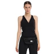 Sportive 25KK1043-SYH Siyah Mahave Top Kadın Antrenman T-Shirt