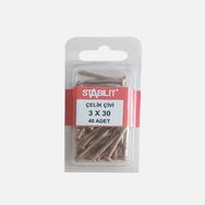 Stabilit 3x30 mm 40 Adet Çelik Çivi