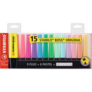 Stabilo Boss Original 15'li Set Fosforlu Kalem