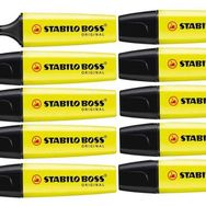 Stabilo Boss Original Pastel Sarı Fosforlu Kalem 10 Adet