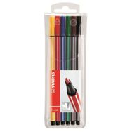 Stabilo Pen 68 - 6 Renk Şeffaf Paket