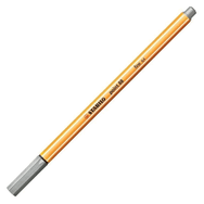 Stabilo Point 88 0.4 mm Açık Gri Keçe Uçlu Kalem