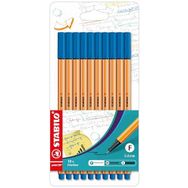 Stabilo Point 88 Fineliner 10'lu Mavi Kalem