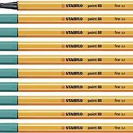 Stabilo Point 88 Turkuaz 10'lu Keçe Uçlu Kalem