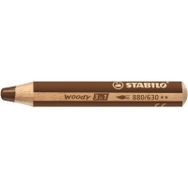 Stabilo Woody 3in1 Kalemi Kahverengi Pastel Boya