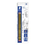 Staedtler 1202 BK2D10 Noris Hb 2'li Blister Kurşun Kalem
