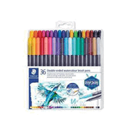Staedtler 3001 TB36 1.0-6.0 mm 36'lı Marsgraphic Duo Fırçalı Çift Taraflı Keçeli Kalem