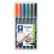 Staedtler 317 WP6 6'lı Permanent Asetat Kalemi