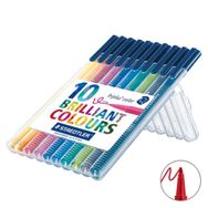 Staedtler 323 SB10 Triplus Color 10'lu Keçeli Kalem