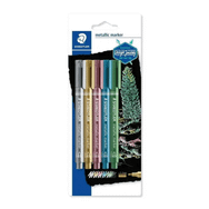 Staedtler 4007817832066 8323-BK5 Metalik Markör 5'li Set