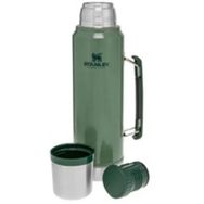 Stanley 10-08266 Hammertone Green Efsane Klasik Seri 1 lt Vakumlu Çelik Termos