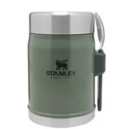 Stanley Klasik Kaşıklı 0,40 lt Hammertone Green Paslanmaz Çelik Yemek Termosu
