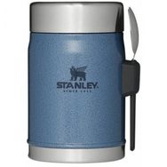Stanley Klasik Kaşıklı 0,40 lt Koyu Mavi Paslanmaz Çelik Yemek Termosu