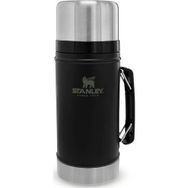Stanley Klasik Vakumlu 0.94 lt Saplı Çelik Siyah Yemek Termosu
