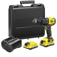 Stanley SBD715D2K 18 V 2.0 AH V20 Li-On Çift Akülü Kömürsüz Darbeli Matkap