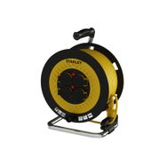Stanley ST-P-4025 Dört Prizli 3x2.5 mm 40 Metre Makaralı Seyyar Uzatma Kablosu