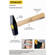 Stanley ST151174 Ahşap Saplı Çekiç