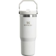 Stanley The Iceflow Flip Straw Pipetli 0.89 lt Beyaz Termos Bardak