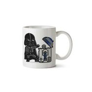 Star Wars Darth Vader R2-D2 Death Star Bin iki Tarafı Baskılı Kupa Bardak