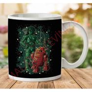 Star Wars Flash R2d2 And Green Arrow C3po Baskılı Kupa