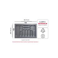 Starax 2289 Gri 74x49cm Plastik Kaşıklık