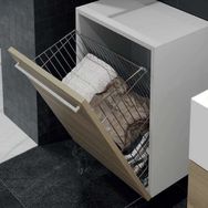 Starax 30 cm Krom Kapağa Monte Demonte Çamaşır Sepeti