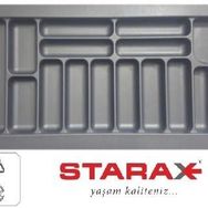 Starax S-2292 104x49 cm Çekmece İçi Plastik Kaşıklık
