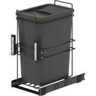 Starax S-2591-A Kapağa Monte Teleskopik Raylı Zemin Bağlantılı 35 Litre Çöp Kovası