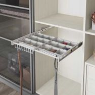 Starax S-6329-G 90 cm Yana Bağlantılı Plastik Kapaklı Teleskopik Raylı Aksesuar Kutulu Kemerlik