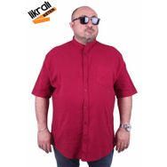 Starbattal 11303 Büyük Beden Bordo Erkek Gömlek