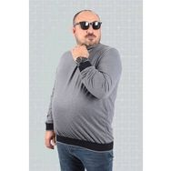 Starbattal 22729 Füme Büyük Beden Erkek T-shirt