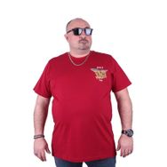 Starbattal 23100 Bordo Büyük Beden Erkek T-shirt
