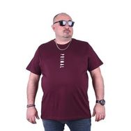 Starbattal 23102 Mürdüm Büyük Beden Erkek T-shirt