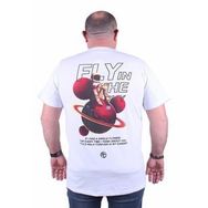Starbattal 23110 Beyaz Büyük Beden Erkek T-shirt