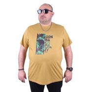 Starbattal 23116 Limon Büyük Beden Erkek T-shirt
