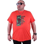 Starbattal 23116 Nar Çiçeği Büyük Beden Erkek T-shirt