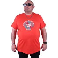 Starbattal 23119 Nar Çiçeği Büyük Beden Erkek T-shirt