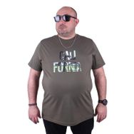 Starbattal 23120 Büyük Beden Haki Erkek T-shirt