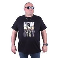 Starbattal 23125 Siyah Büyük Beden Erkek T-shirt