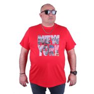 Starbattal 23129 Kırmızı Büyük Beden Erkek T-shirt