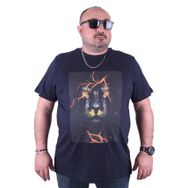 Starbattal 23138 Büyük Beden Lacivert Erkek T-shirt