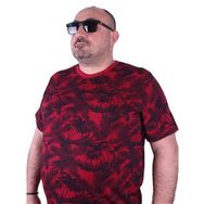 Starbattal 23150 Bordo Büyük Beden Erkek T-shirt