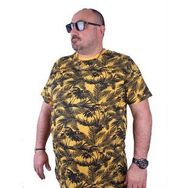 Starbattal 23150 Sarı Büyük Beden Erkek T-shirt