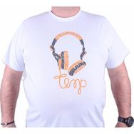 Starbattal 23172 Beyaz Büyük Beden Erkek T-shirt
