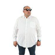 Starbattal 23354 Beyaz Büyük Beden Erkek Gömlek