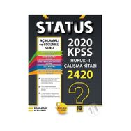 Status 2020 KPSS Hukuk - 1 Çalışma Kitabı
