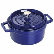 Staub 20 cm Koyu Mavi Döküm Tencere
